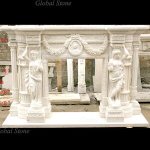 Exquisite French Style Marble Fireplace Mantel MFP-152