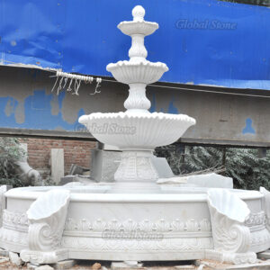 Hand Carved Marble Water Fountian For Sale MF-201