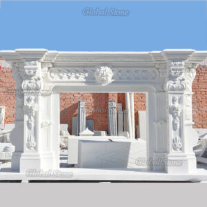 marble fireplace