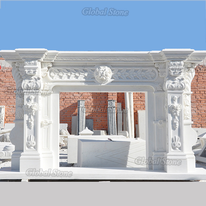 marble fireplace