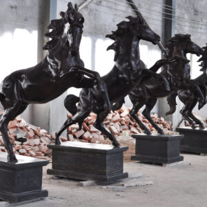 City Square Bronze Group Four Horses Statue