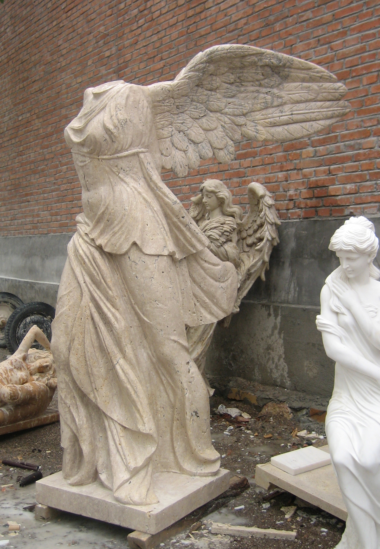 The Victorious Goddess of Samosata Marble Statue - Image 3