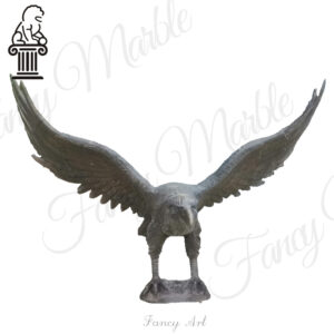 Life‑Size Bronze Eagle Sculpture for Garden & Yard