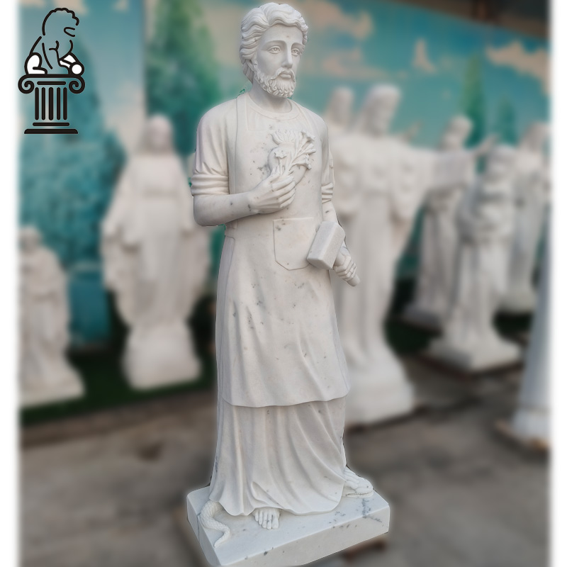Hand-carved religious statue for church - Image 3