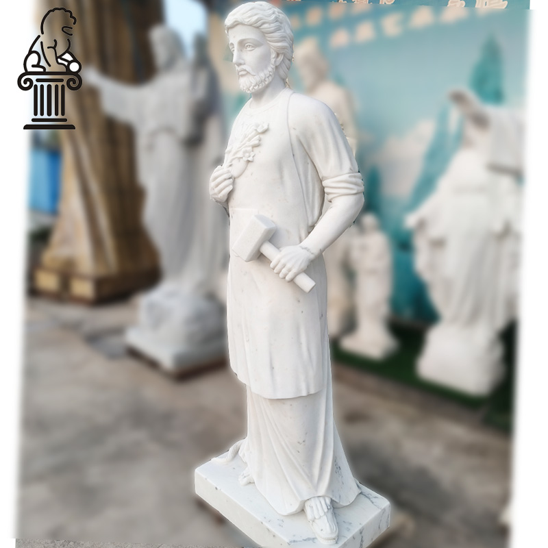 Hand-carved religious statue for church - Image 2