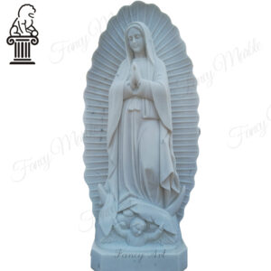 Life Size Our Lady of Guadalupe Marble Statue for Church MCS-108