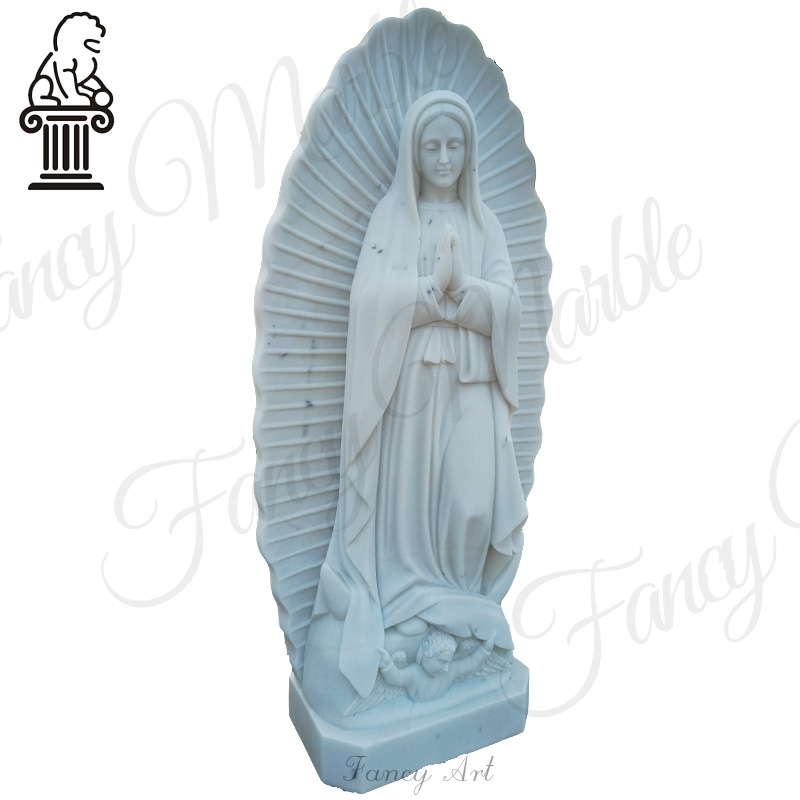 Life Size Our Lady of Guadalupe Marble Statue for Church MCS-108 - Image 2