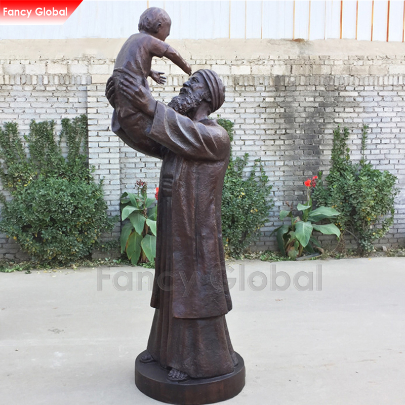 Life‑Size Bronze Biblical Group Statues | Religious Figure Sculpture Set MBS-107 - Image 3