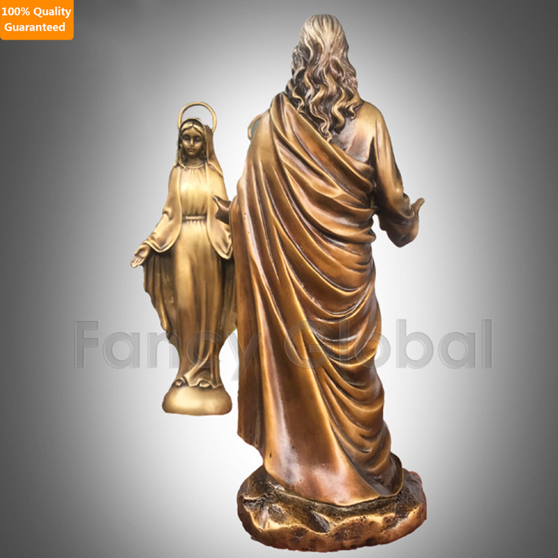 Bronze Open‑Armed Jesus Christ Statue | Religious Blessing Sculpture MBS-604 - Image 4