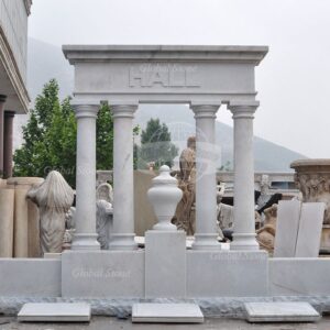 Marble Colonnade Family Monument | Column Estate Headstone  MEM-116